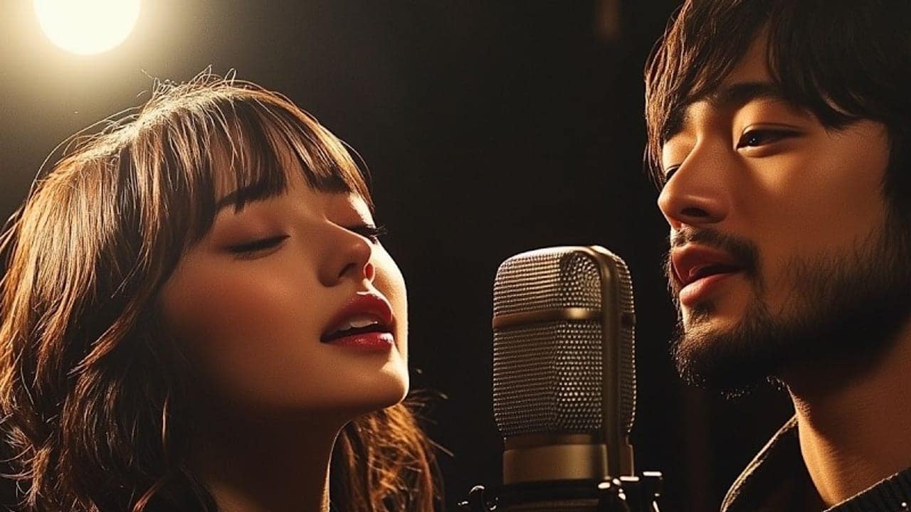 Sakura Duet Vol. 1 cover artwork — two singers sharing a microphone
