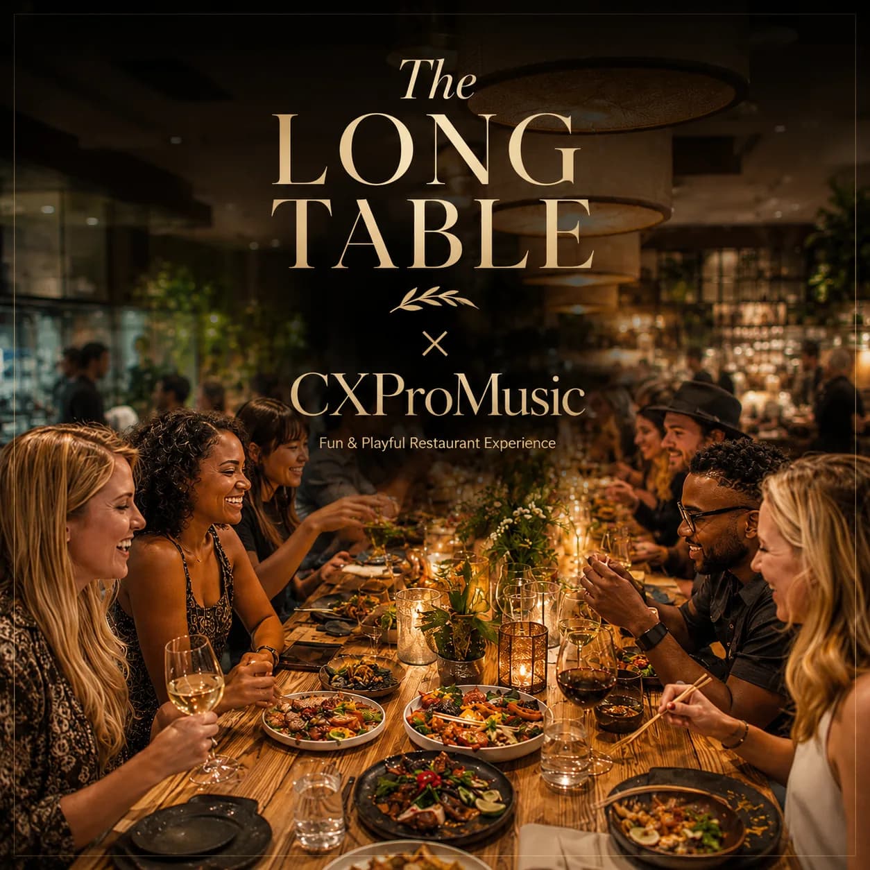 A collaboration announcement for the restaurant and CXProMusic.